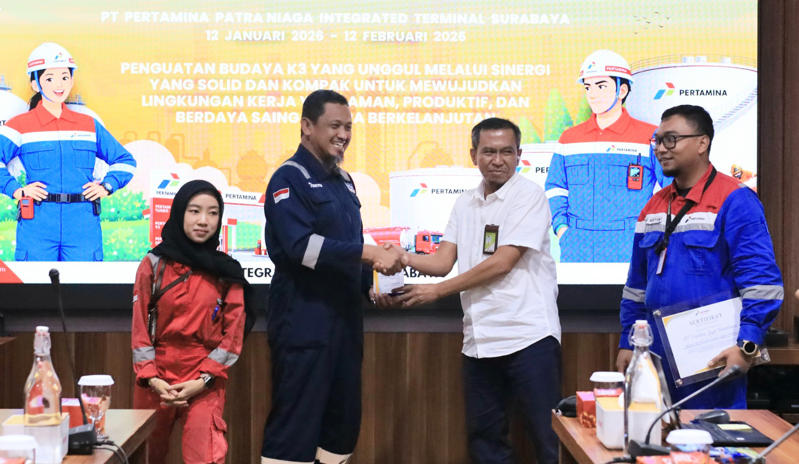 Integrated Terminal Project: PAMITRA Receives HSSE Award from Pertamina Patra Niaga